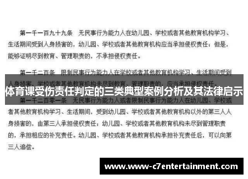 体育课受伤责任判定的三类典型案例分析及其法律启示